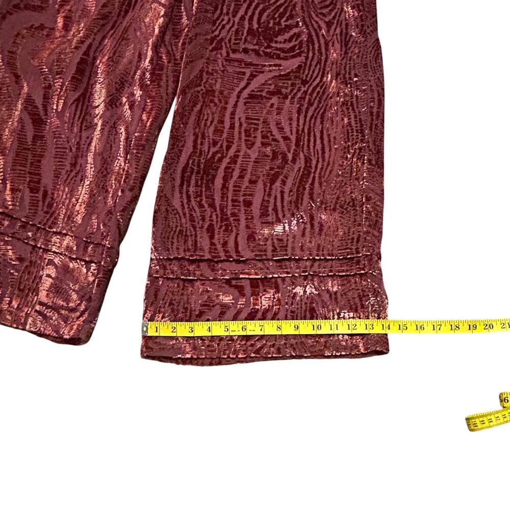 Anthropologie Somerset Jumpsuit Velvet Burnout Edition Women's Size XS - Picture 16 of 16